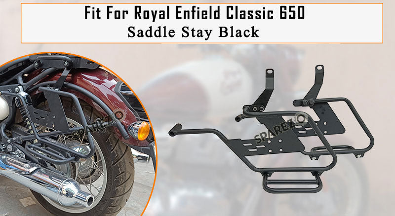 Fit For Royal Enfield Classic 650 Saddle Stay Black
