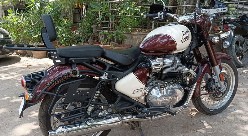 Fit For Royal Enfield Classic 650 Compact Engine Guard Black