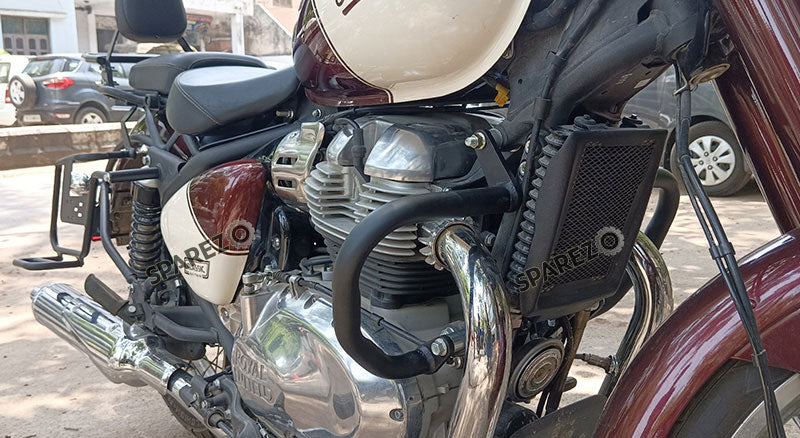 Fit For Royal Enfield Classic 650 Compact Engine Guard Black