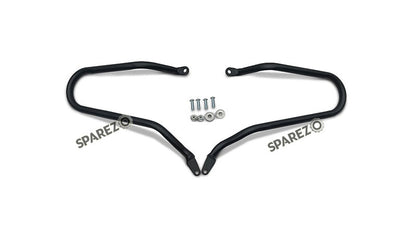 For Royal Enfield Bear 650 Soft Pannier Bags and Mounting Rails Cream Brown