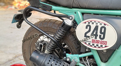 Fit For Royal Enfield Bear 650 Pannier Mounting Rails Black