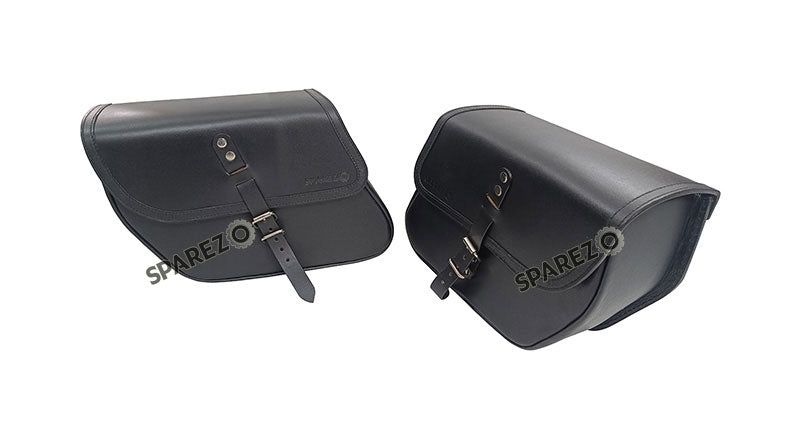 Fit For Royal Enfield Classic 650 Black Color Bags With Saddle Stay Mounting