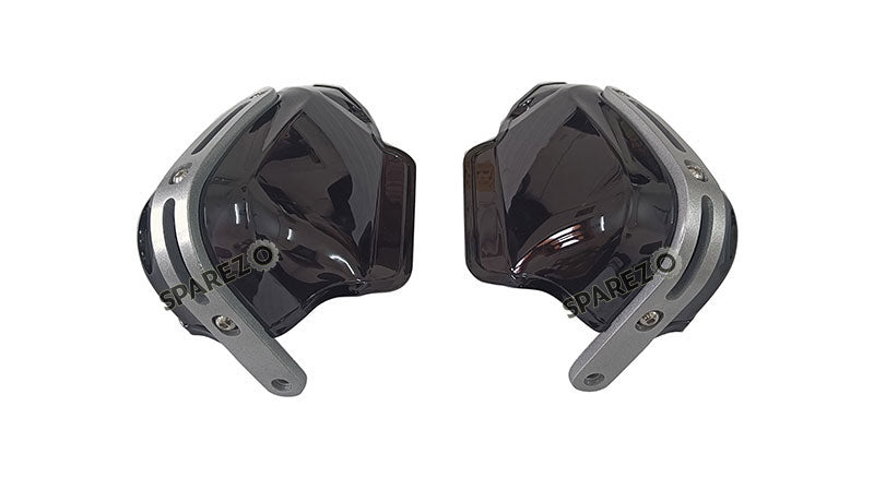 Fit For Royal Enfield Classic 650 Tinted Black Color Hand Guard
