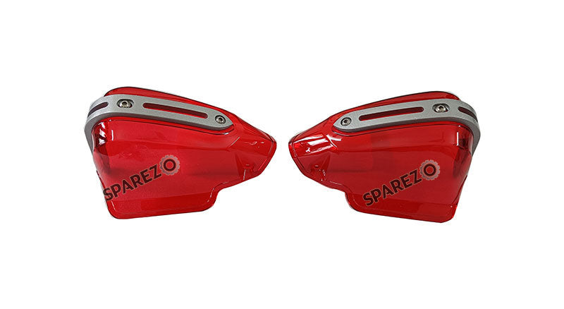 Fit For Royal Enfield Classic 650 Tinted Red Color Hand Guard